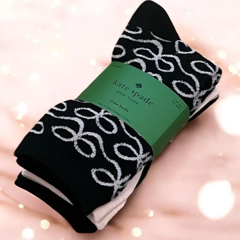 Kate Spade Crew Socks Set of Three!
